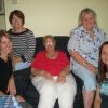 Descendants of Bungaree (from left) Trudy Smith, Lynette Robley, Reta Smith, Margaret Robinson, Tracey Howie